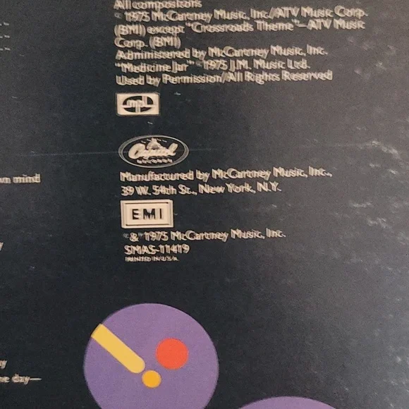 Paul McCartney Venus & Mars Vinyl Record - Picture 4 of 4